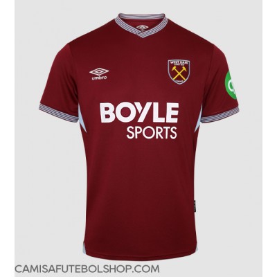 Camisa de time de futebol West Ham United Jarrod Bowen #20 Replicas 1º Equipamento 2025-26 Manga Curta Camisa de time de futebol West Ham United Jarrod Bowen #20 Replicas 1º Equipamento 2025-26 Manga Curta